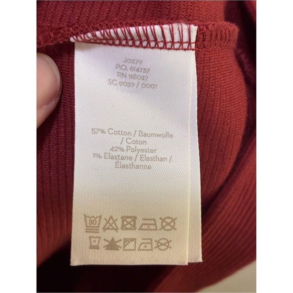 Boden Jasmine Ottoman Shift Dress in a rust red cotton size 10 r - Picture 4 of 6